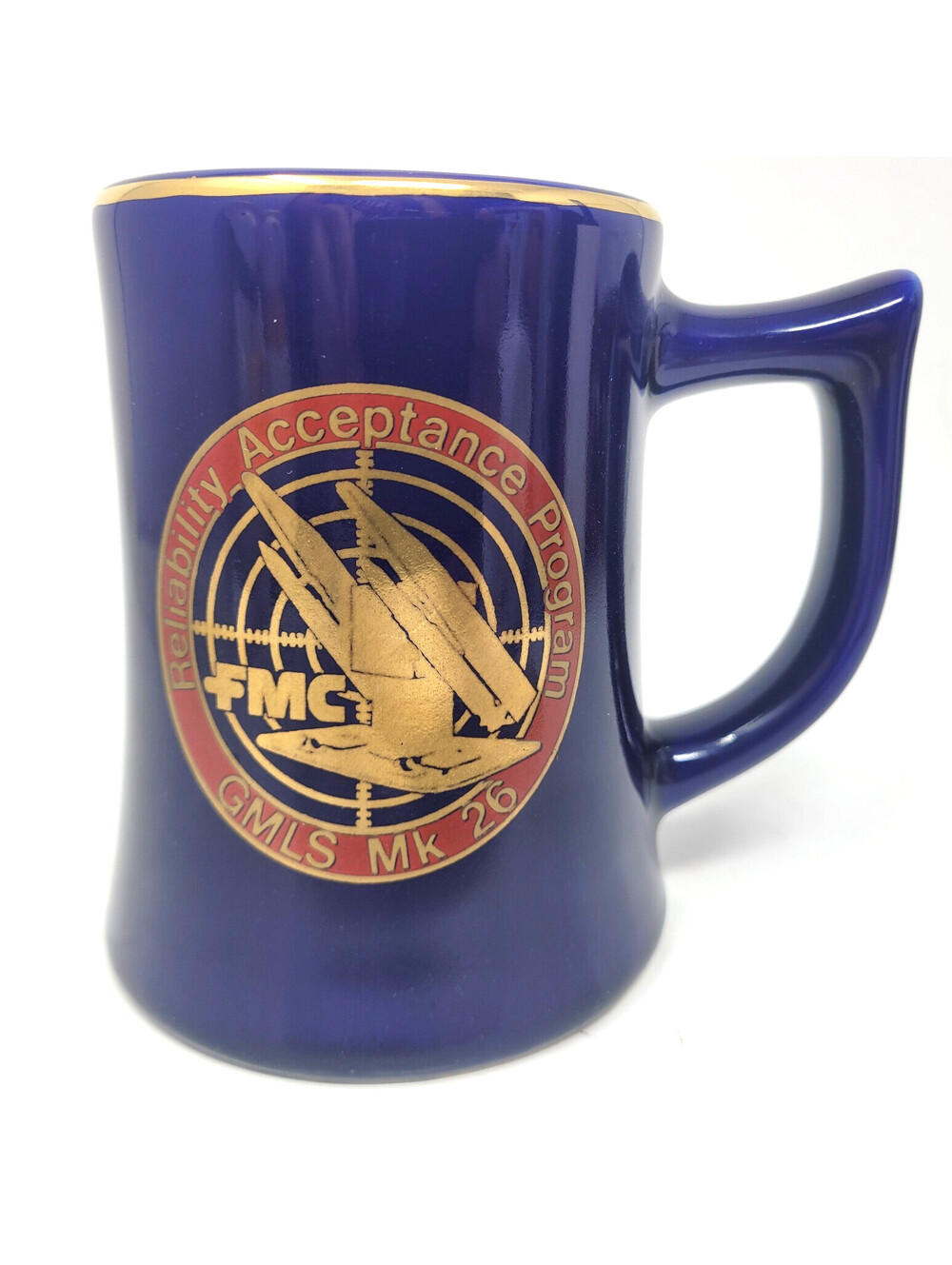 Vintage FMC GMLS Mk 26 Navy Missile Launcher Reliability Acceptance Program Mug